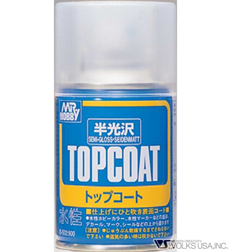 Tools & Materials Spray TopCoat Mr. Top Coat SemiGloss 86ml